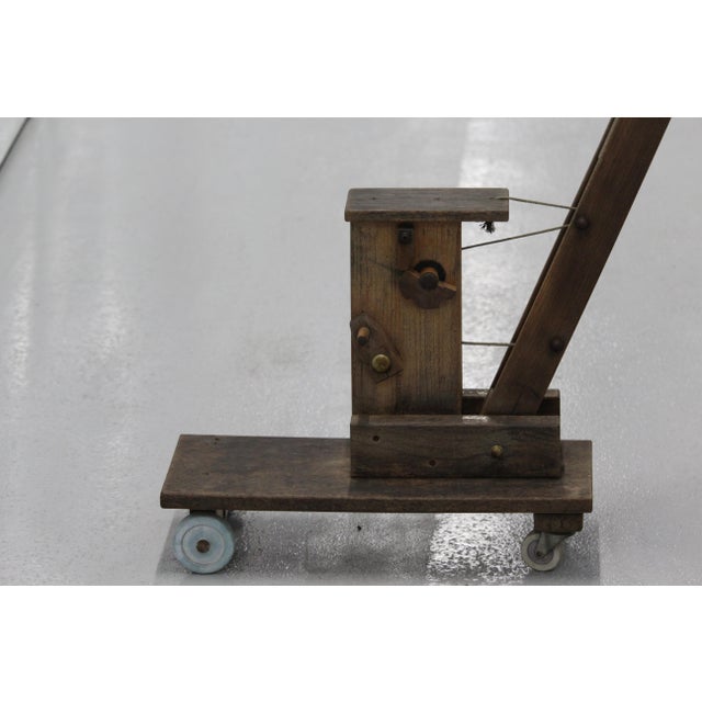 Wooden Mobile Crane Truck, 1950s For Sale - Image 10 of 18