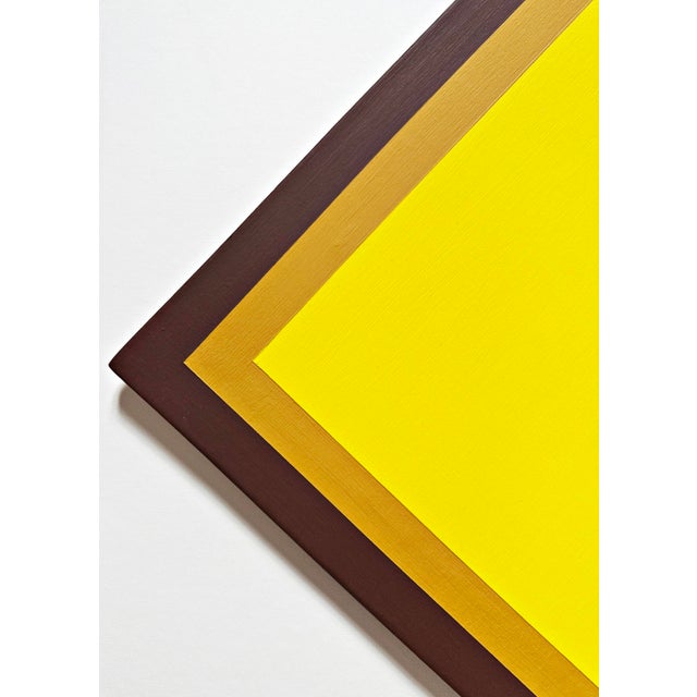 1970s Rolf Hans, Monochrome Color-Field Painting from the 1970s by Rolf Hans, Acrylic on Wood, Signed, Dated, *The Big Laugher*, 1970, Acrylic For Sale - Image 5 of 8