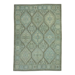 Turkish Oushak Rug 5'4" x 7'5" #19255 For Sale