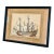 Vintage Framed Nautical Print For Sale