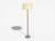 Falkenbergs Belysning, Swedish Mid-Century Modern, Floor Lamp, Leather, Glass, Sweden, 1960s A model 7033 floor lamp...