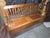 1990s 1990s Bernhardt Furniture "Bandini" Arts & Crafts Oak Storage Settle Bench For Sale - Image 5 of 11