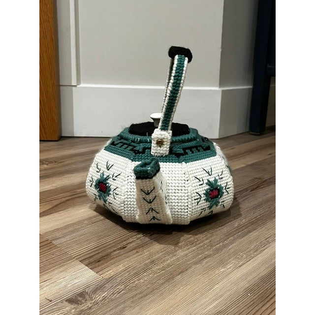 Vintage Crochet Tea Pot Cozy For Sale - Image 11 of 14