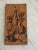 Rustic European 1970s German Burnt Wood Wine Wall Plaque For Sale - Image 3 of 6