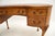 Vintage Kidney-Shaped Desk in Burr Walnut with Leather Top, 1920s For Sale - Image 9 of 11