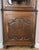 Wood Vintage French Oak Display Cabinet For Sale - Image 7 of 9
