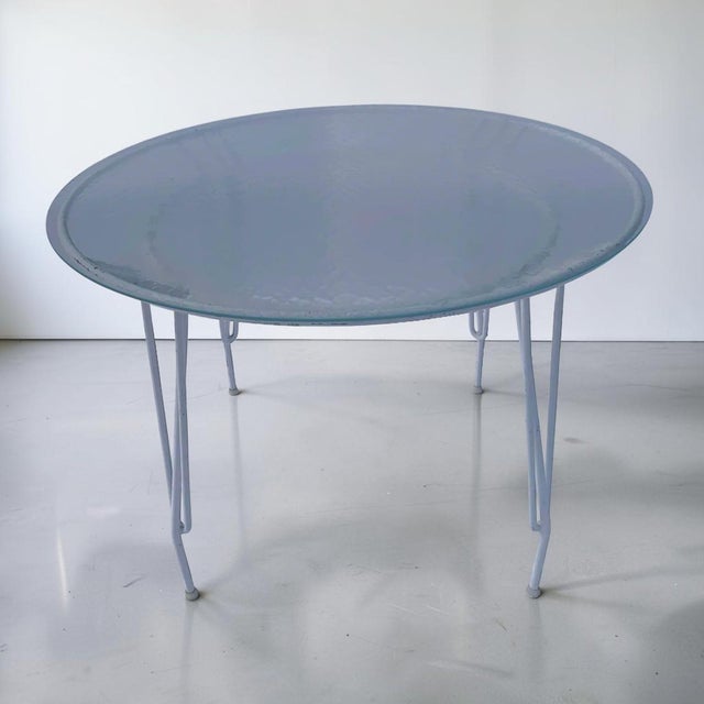 Metal 1960s Mid-Century Modern Wrought Iron Patio Set For Sale - Image 7 of 10