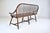 Brown Vintage Hale of Vermont Windsor Spindle Back Prosper's Bench or Settee For Sale - Image 8 of 13