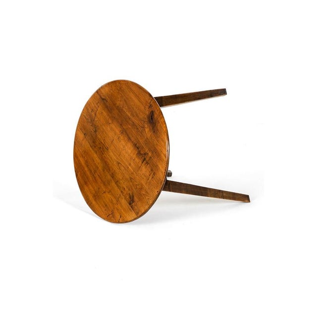 Welsh Fruit Wood Cricket Table For Sale - Image 4 of 11