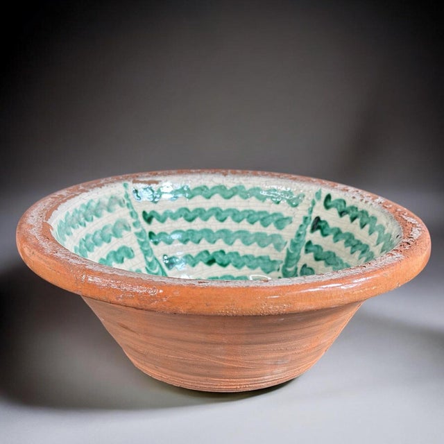 Ceramic Spanish Fajalauza Ceramic Bowl from Lebrillo For Sale - Image 7 of 9