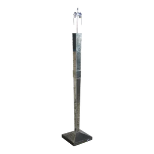 Mid 20th Century Vintage Modern Venetian Style Mirrored Glass Floor Lamp Reading Light