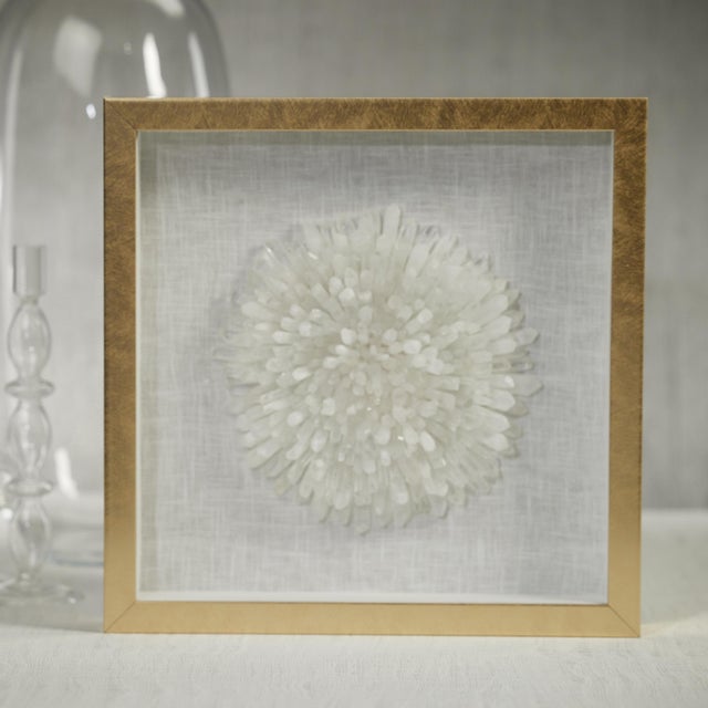 A great way to show off your love for all things gold and crystals, this decorative frame makes a stylish addition to any...