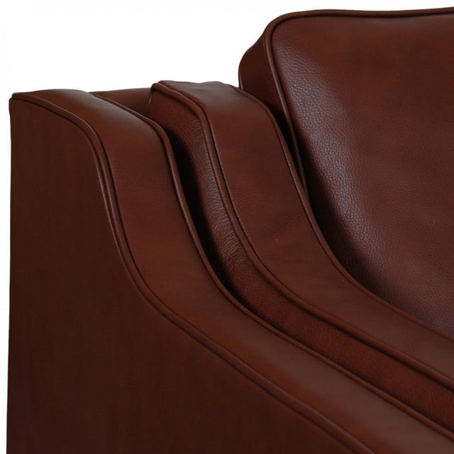 Model 2213 3-Seater Sofa in Bison Leather For Sale - Image 12 of 17