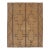 Vintage Moroccan Tuareg Mat With Bold Tribal Designs in Beige & Red - Rug & Kilim For Sale