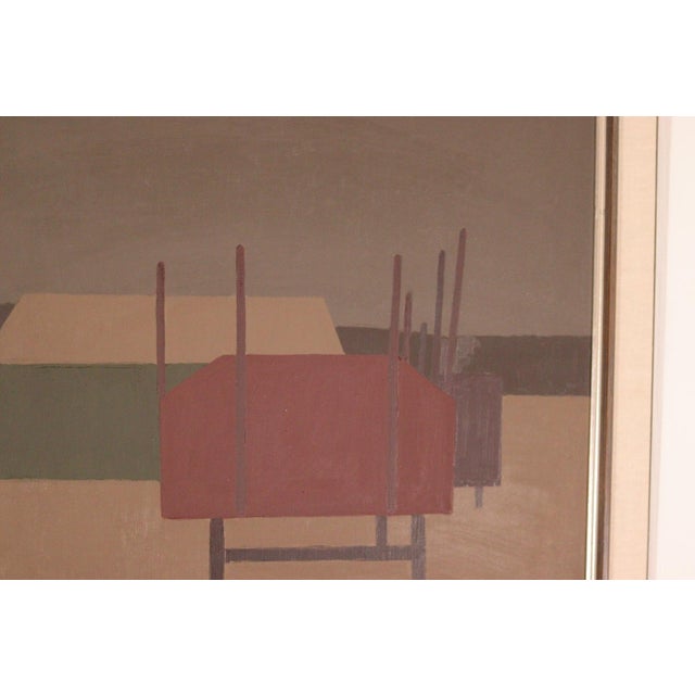 Arne Olsson, Partition, 1960s, Oil & Acrylic on Canvas, Framed For Sale - Image 8 of 17