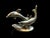 Brass Handmade Brass Dolphin Desk Sculpture For Sale - Image 8 of 9