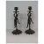 Art Nouveau 1910s Small Art Nouveau Candlesticks - A Pair For Sale - Image 3 of 7