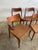 1960s Danish Mid Century Teak Niels Moller Model 55 and Model 71 Dining Chairs For Sale - Image 5 of 8
