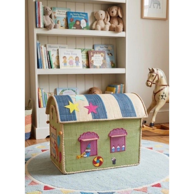 Whimsical Artisan-Crafted Circus Toy Trunk For Sale - Image 12 of 12