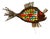 Large Wall Sconce by Jacques Avovet and Jean Simon Labret, 1970 For Sale