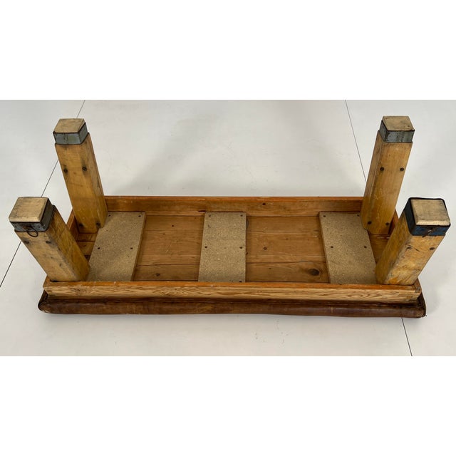 Vintage Gymnastic Bench, 1940s For Sale - Image 6 of 9