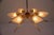Mid-Century Modern Six-Armed Brass Sputnik Lamp, 1950s For Sale - Image 10 of 13