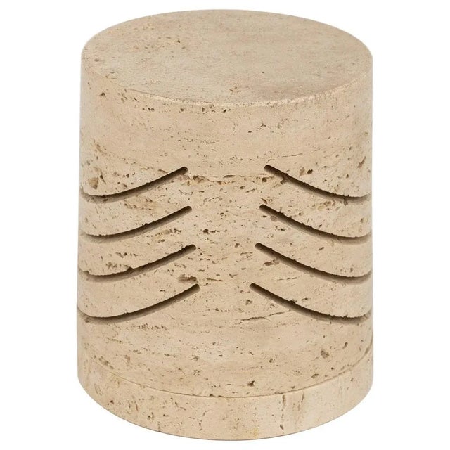 Mid-Century Travertine Table Lamp attributed to Giuliano Cesari for Sormani, Italy, 1970s For Sale - Image 13 of 13