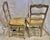 Country French Hand Carved Dining Chairs With Rush Seats