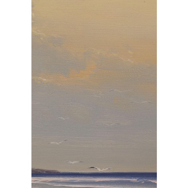 Jorge Segrelles Beach II Signed Oil on Canvas Contemporary Impressionism Framed For Sale - Image 4 of 7