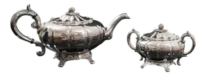 Circa 1950 Silver Plated Viners of Sheffield Tea Service - 2 Pieces
