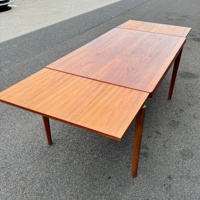 Table and Chairs by Henning Kjaernulf for Vejle Stole Og Møbelfabrik, 1960s, Set of 5 For Sale - Image 12 of 17