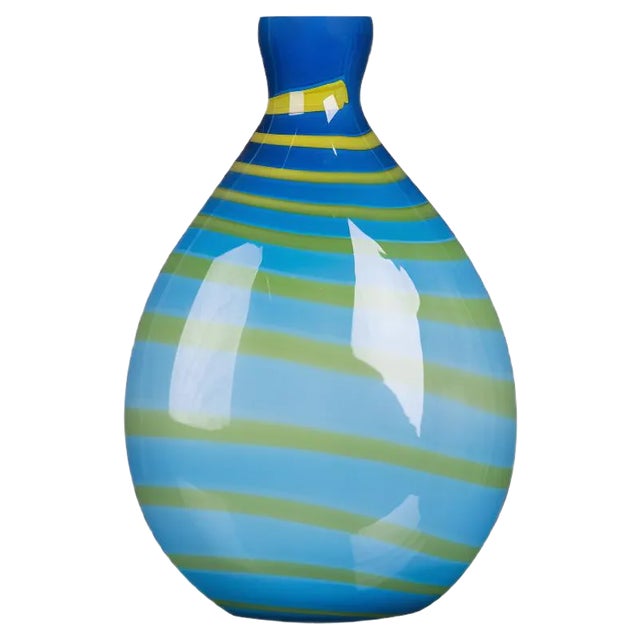 Turquoise Bottle Under Sea Glass from VGnewtrend For Sale