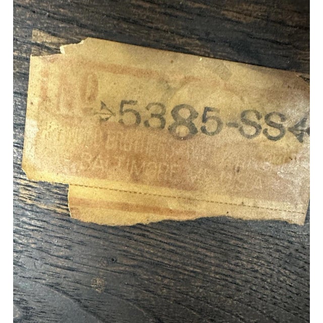 Heywood-Wakefield Antique Set 4 Heywood Brothers & Wakefield Company Dining Chairs For Sale - Image 4 of 11