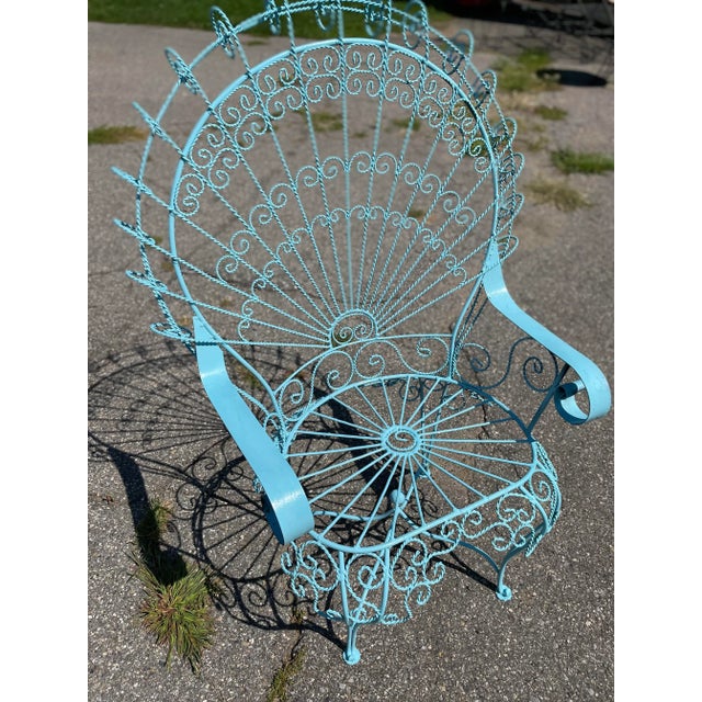 Vintage Wrought Iron Outdoor Patio Seating Upgrade your patio and add some vintage charm to your outdoor space with this...