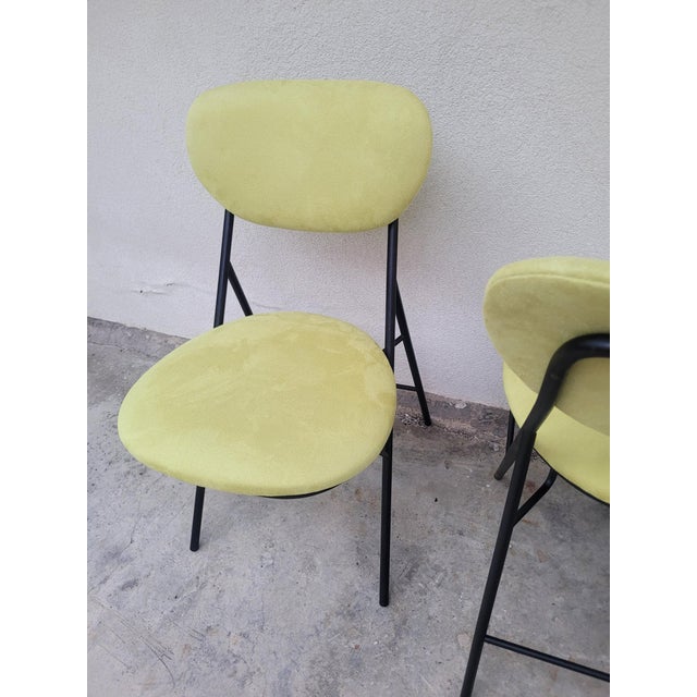 1960s Vintage Metal Chairs from Amma Turin, Italy, 1960s, Set of 4 For Sale - Image 5 of 18