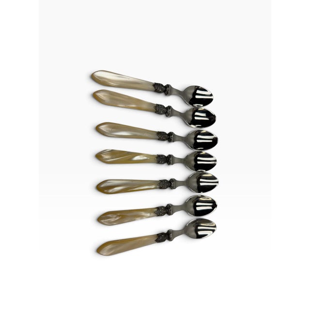 Vintage Jean Couzon "Galaxy-Pearl" Flatware Set - 35 Pieces For Sale In West Palm - Image 6 of 9
