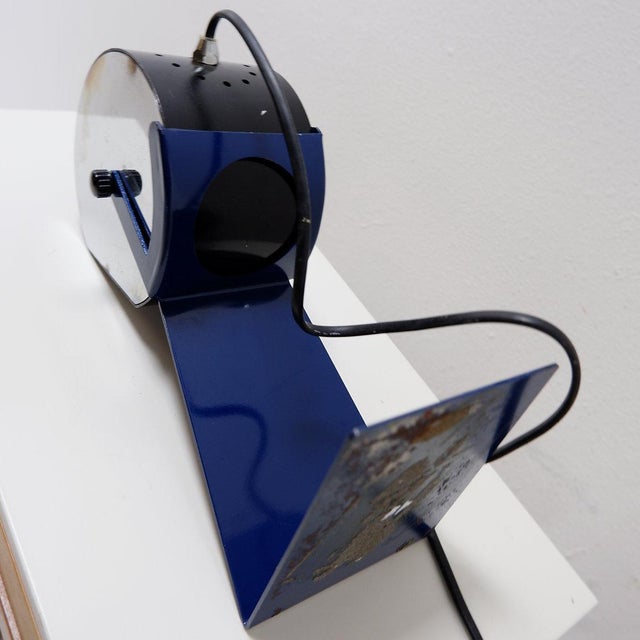 Metal Vintage Italian Articulated Table Lamp, 1970s For Sale - Image 7 of 15