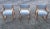 Gray Late 20th Century Danish Modern Oak Box Chairs on Sled Bases - Set of 6 For Sale - Image 8 of 12