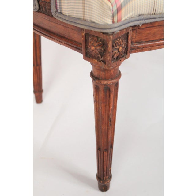 Pair of Late 18th Century Louis XVI Beech Wood Armchair Frames For Sale - Image 9 of 13