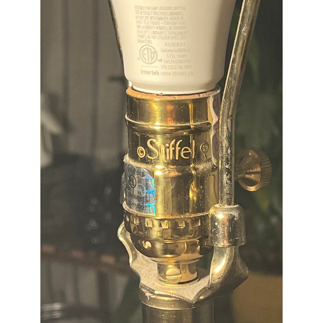 Early 21st Century Early 21st Century Stiffel Brass Neoclassical Urn Table Lamps - a Pair For Sale - Image 5 of 10