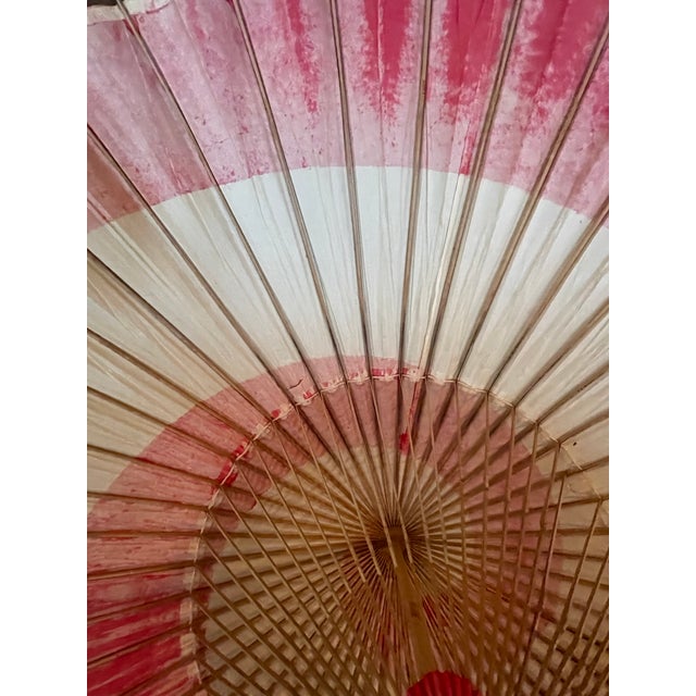 Wood Mid 20th Century Japanese Parasol For Sale - Image 7 of 8