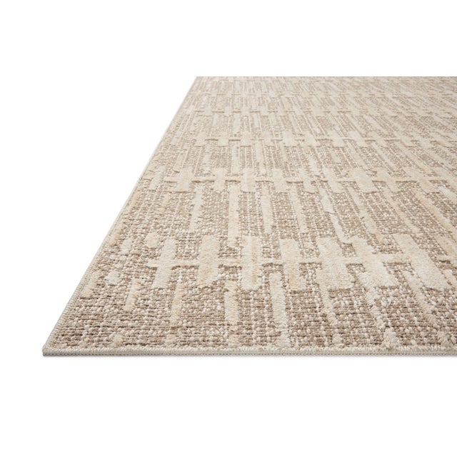 Contemporary Amber Lewis x Loloi Bexley Rug in Taupe / Natural 4'-0" x 6'-0" Accent Rug For Sale - Image 3 of 6