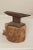 High Quality Vintage Iron Forge Anvil Mounted on Wooden Stump