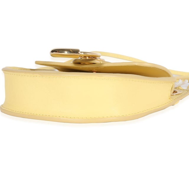 Yellow Leather The Mini Flat Pouch For Sale In New York - Image 6 of 7