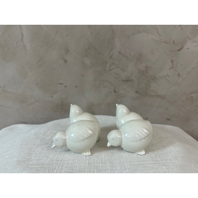 Art Deco Earthenware Chickens, 1930s, Set of 2 For Sale - Image 4 of 10