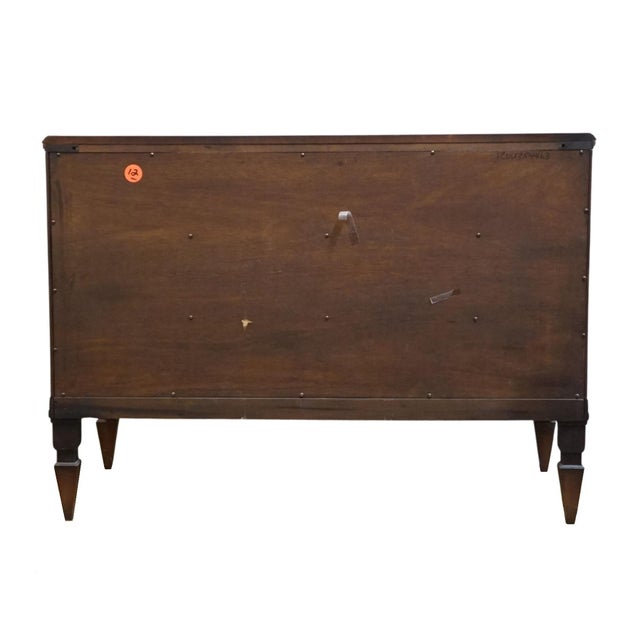 Councill Craftsmen Mahogany Traditional Duncan Phyfe Style 48" Low Chest of Drawers For Sale - Image 11 of 13