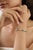 2.68 Ct Natural Emerald & Diamond Linear Stackable Tennis Bracelet - Anniversary Gift for Women For Sale - Image 4 of 12