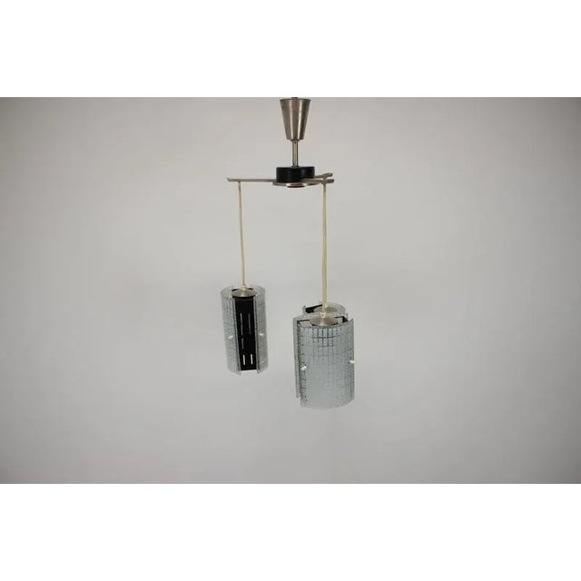 Metal Mid-Century Ceiling Light, Germany, 1970s For Sale - Image 7 of 12