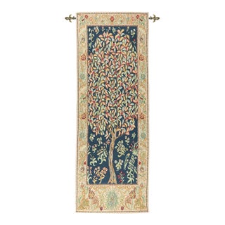Summer Tree Portiere Loom Woven Tapestry - 177 X 65 Cm (5′10" × 2′2") - Requires Rod Size 2 For Sale