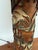Mid 20th Century Mid 20th Century Mabro Lamp Company Carved Flower Table Lamp, Medium For Sale - Image 5 of 12